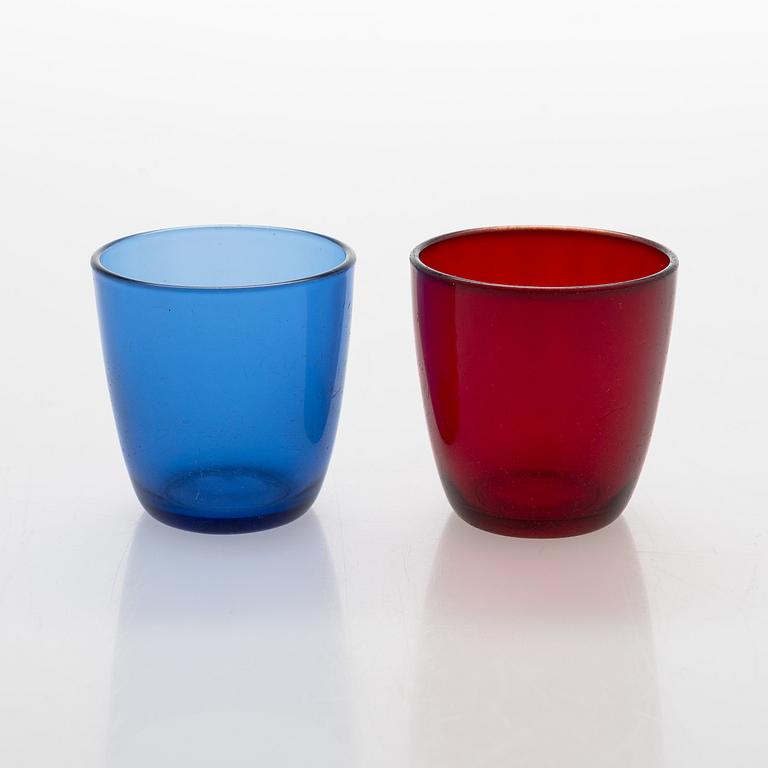Tapio Wirkkala, a 12-piece set of mid-century '4090' drinking glasses for Iittala, 1956-61.