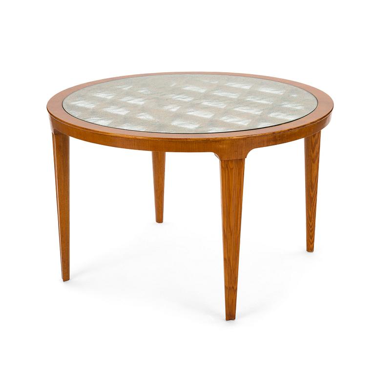 Nils Enström, presumably, a Swedish Modern occasional table produced by Ferdinand Lundqvist & Co, 1940s.