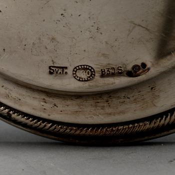 PARTI SILVER, ca 42 delar, bl.a C.G. Hallberg, Stockholm 1925. Total vikt ca 830 gram.