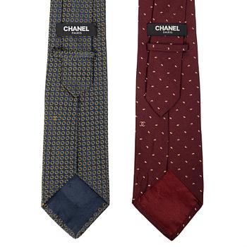 Chanel, Ties, 2 pcs.