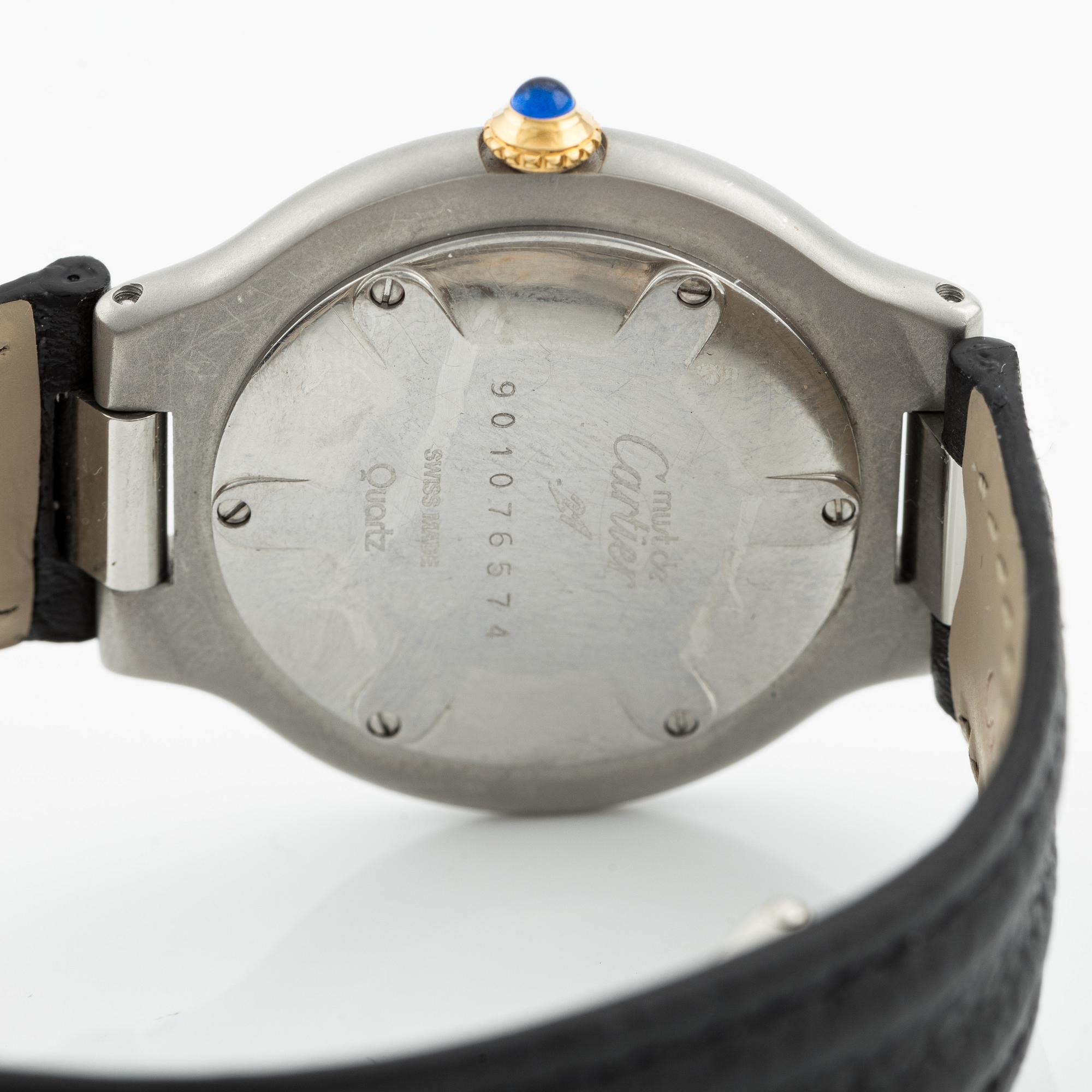 must de Cartier, Must 21, wristwatch, 31 mm.