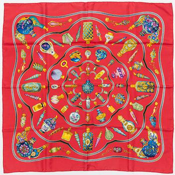 Hermès, scarf, "Qu'importe le flacon".