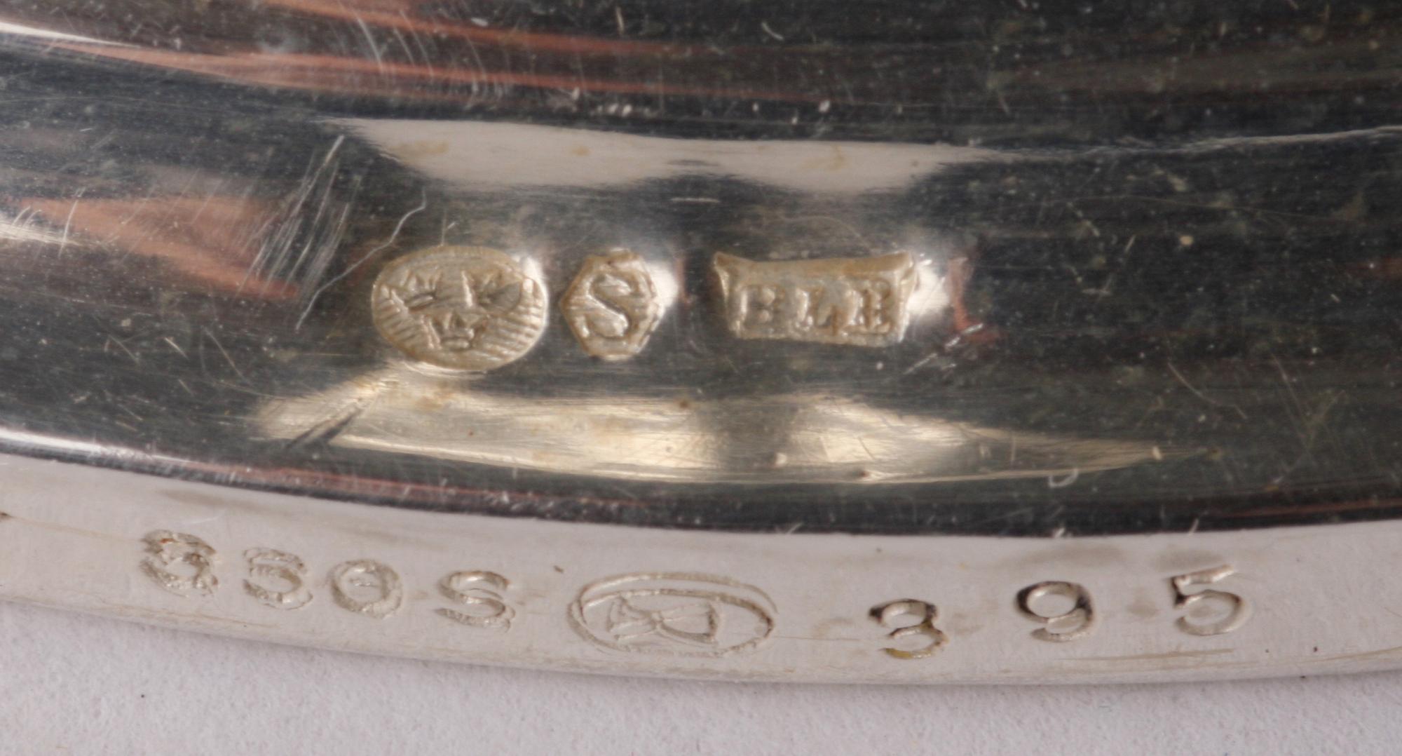 KANDELABRAR, ett par, silver, importstämplar.