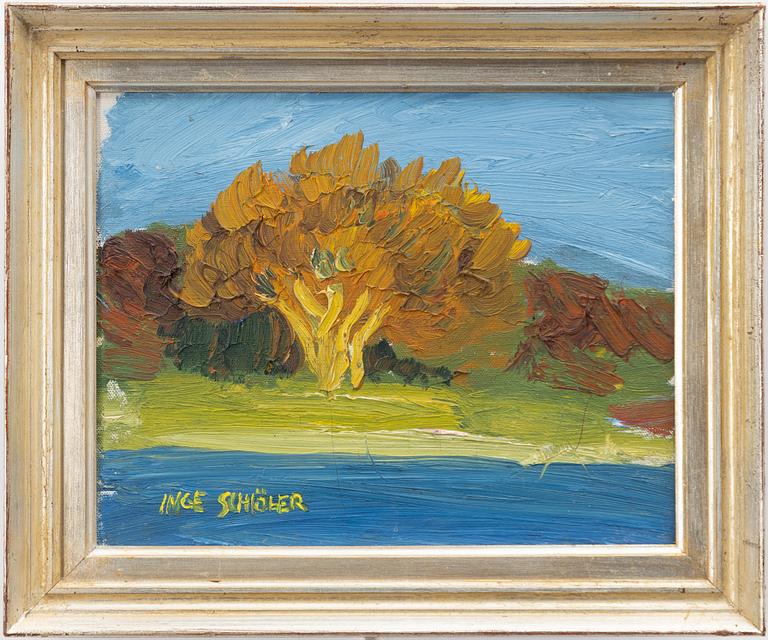 Inge Schiöler, Trees in Autumnal Colours.
