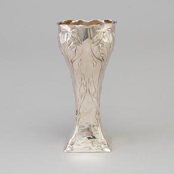 FIRMA K ANDERSON, vas, silver, jugend, Stockholm, 1901.