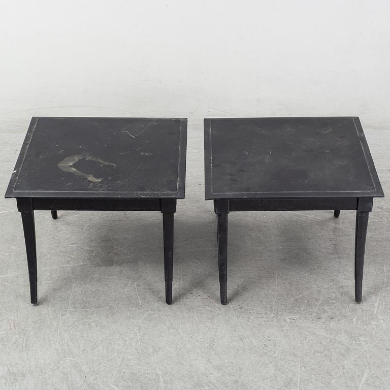 A pair of Restoraiton Hardware side tables, 21st Century.