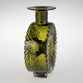 FLASKA, glas "Solflaskan", Helena Tynell, Riihimäen lasi. Formgiven 1964.