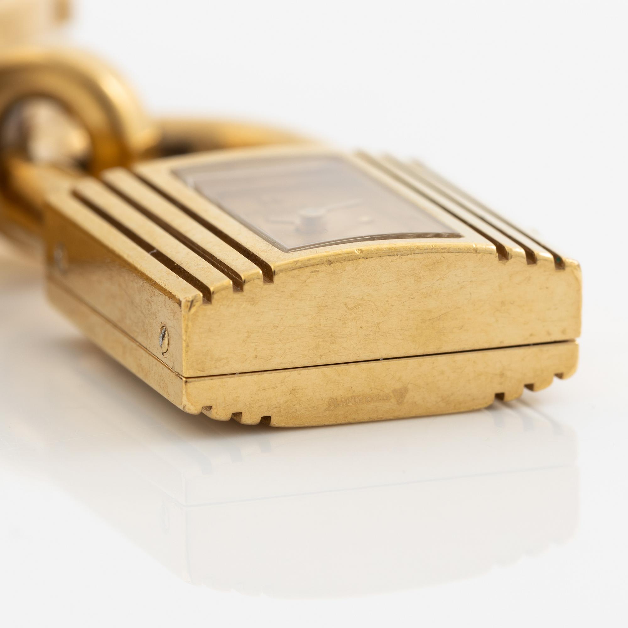 Hermès, armbandsur, "Kelly Lock", 20 x 20 (37,5) mm.