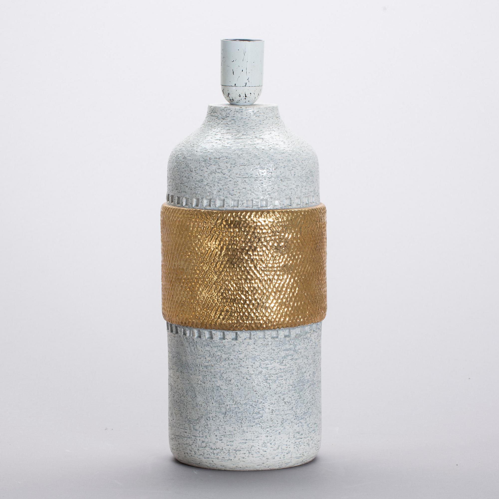 BORDSLAMPA, keramik, Bergboms, 1900-talets andra hälft.