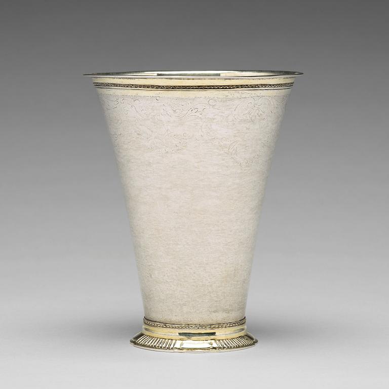 Christoffer Wasserman, bägare, silver, Lindesberg (verksam 1734-1770).