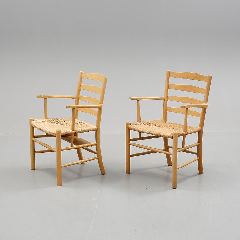 STOLAR, 5 st, "Kirkestolen", Kaare Klint, Fritz Hansen, 1900-talets andra hälft.