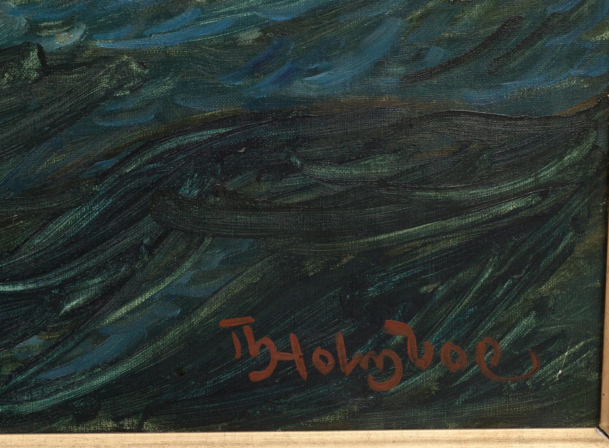 THOROLF HOLMBOE, olja på duk, signerad.