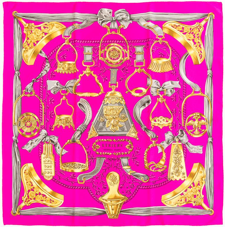 Hermès, scarf, "Etriers".