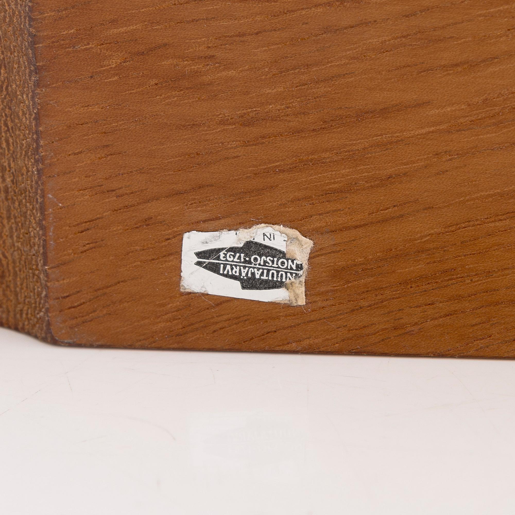 Saara Hopea, serveringsskålar, 3 st med underlag och vaser, 3 st, Nuutajärvi Notsjö.