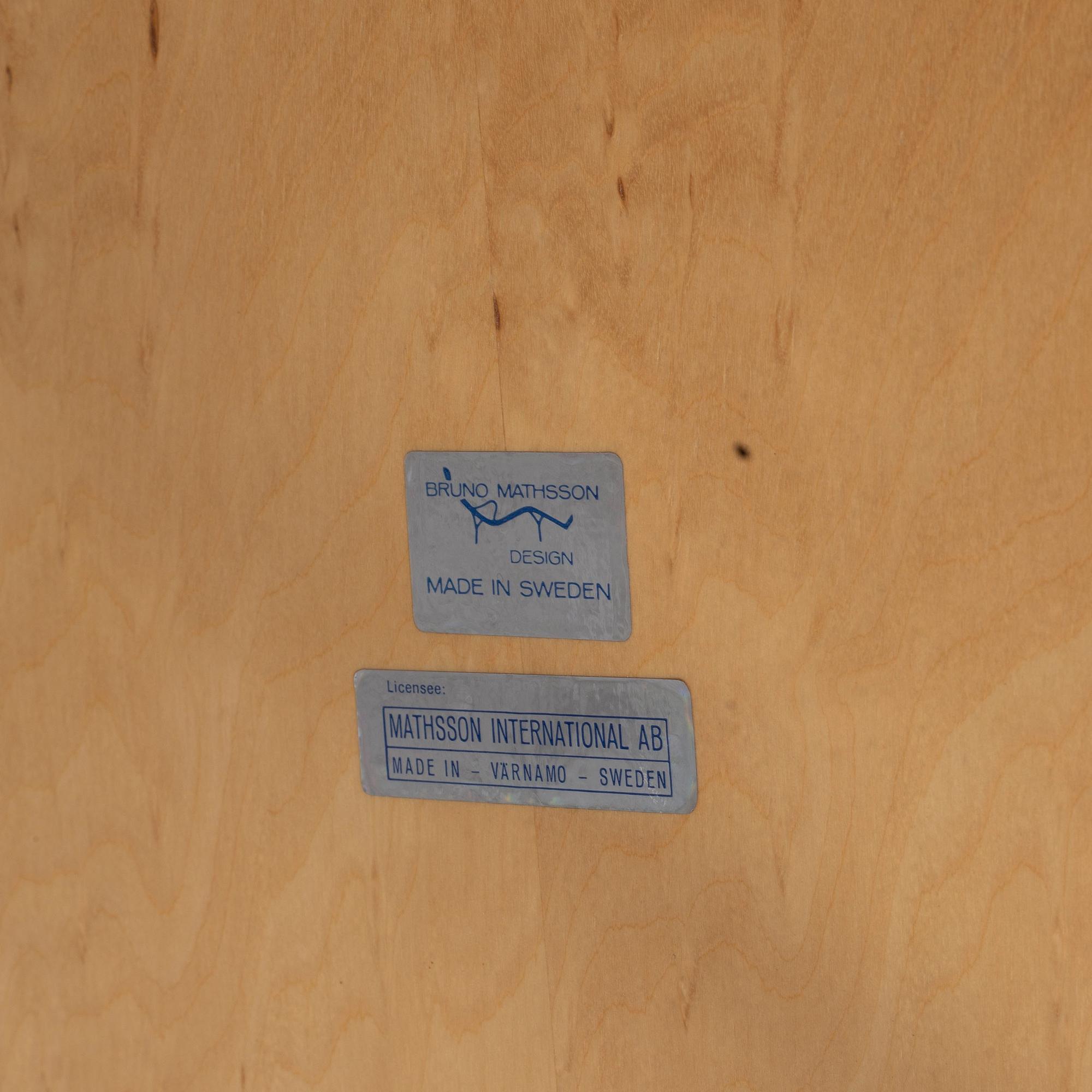 Bruno Mathsson, klaffbord, "Berit", Mathsson International, Värnamo.