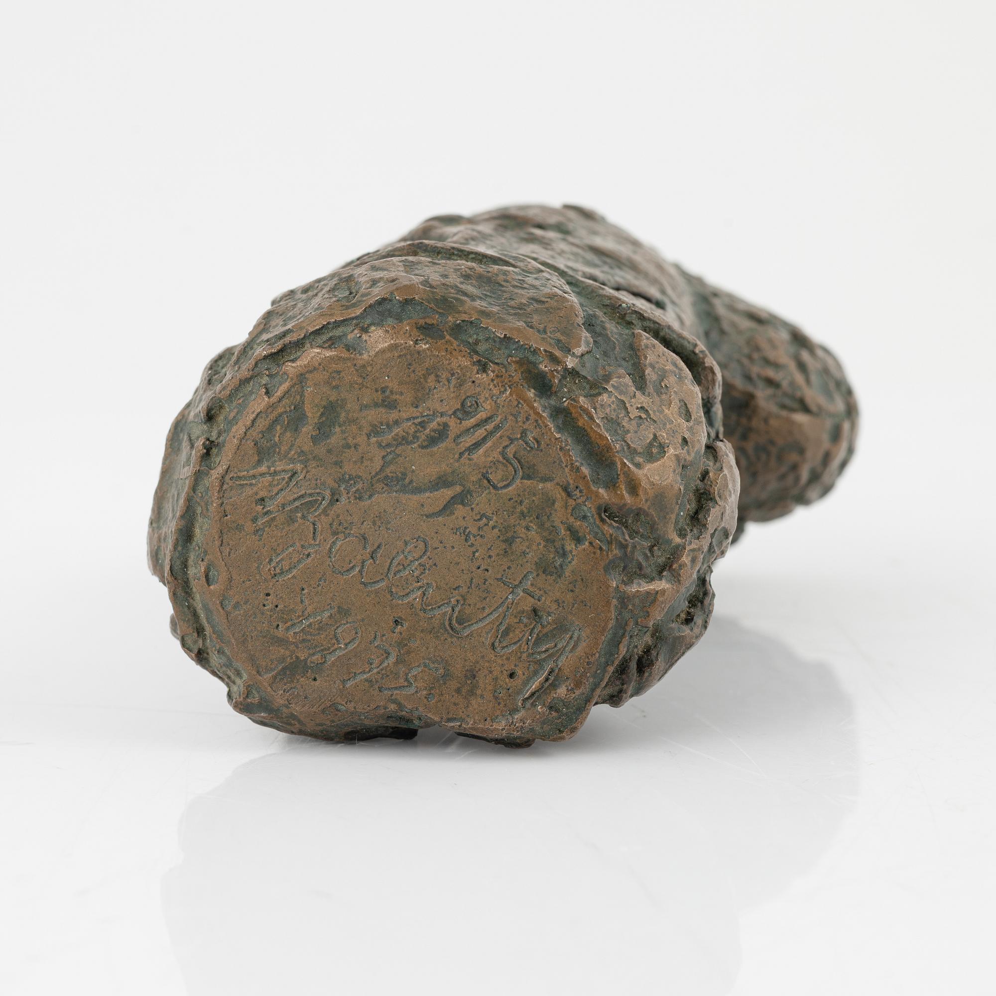 Voldemar Balutis, a signed bronze sculpture, dated 1975.