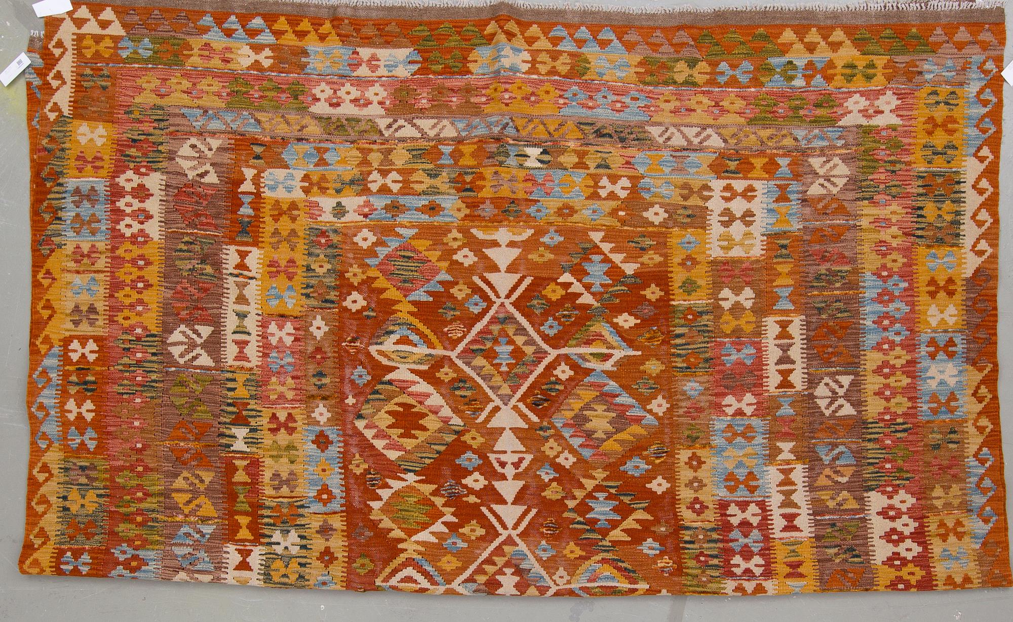 KELIM, Uzbekistan. Ca 295x250 cm.