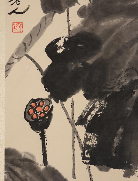 Qi Baishi, after, Lotus, 20th century.