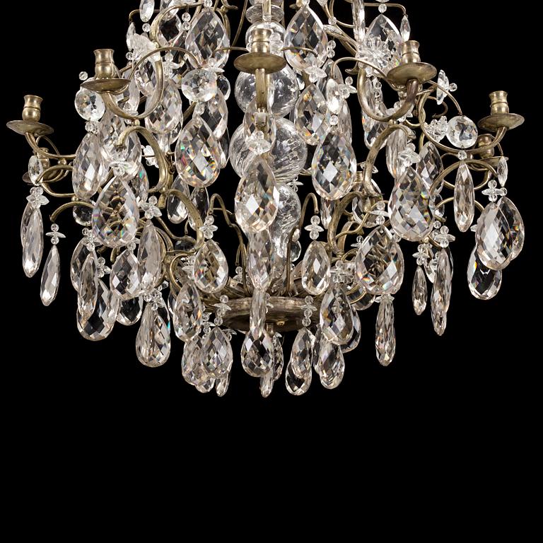 A first half of the 20th century rococo style chandelier.