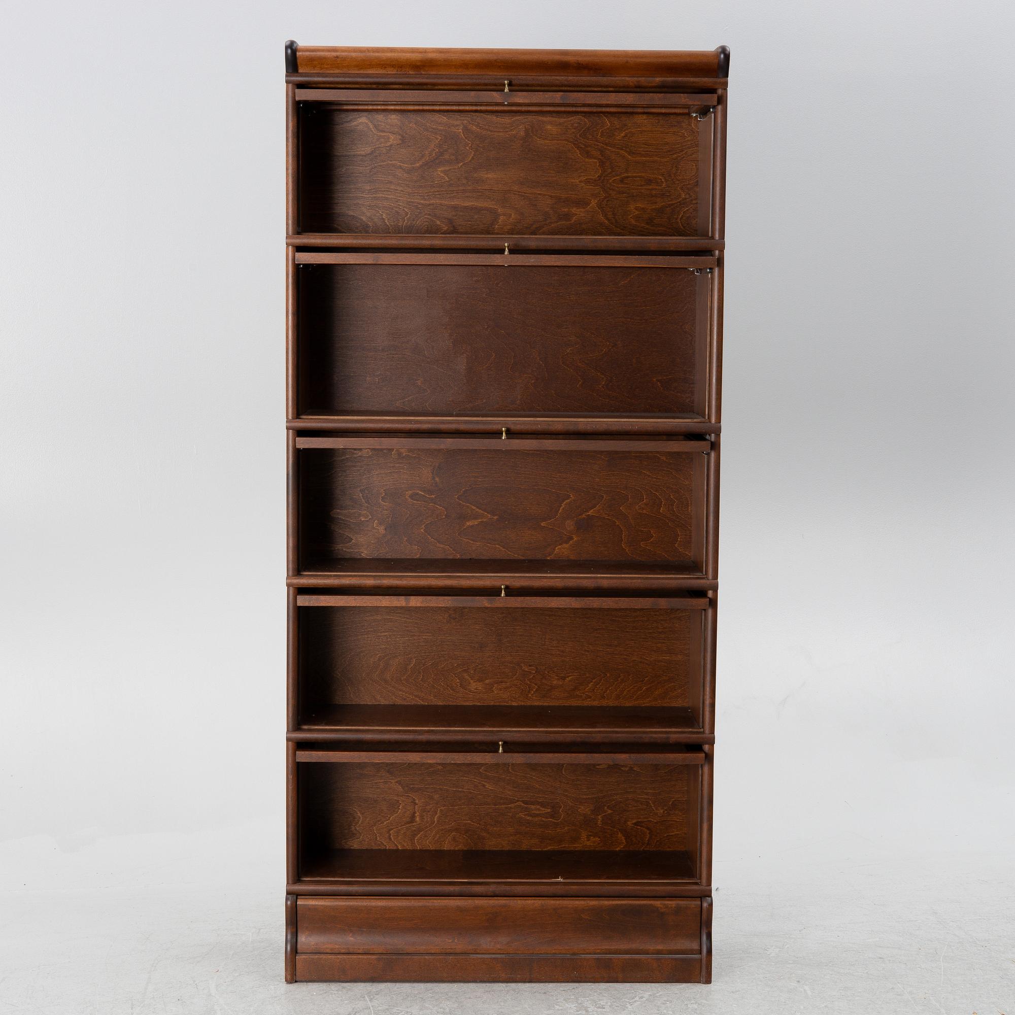 A five-part bookcase, Boknäs, Finland, 21st Century.
