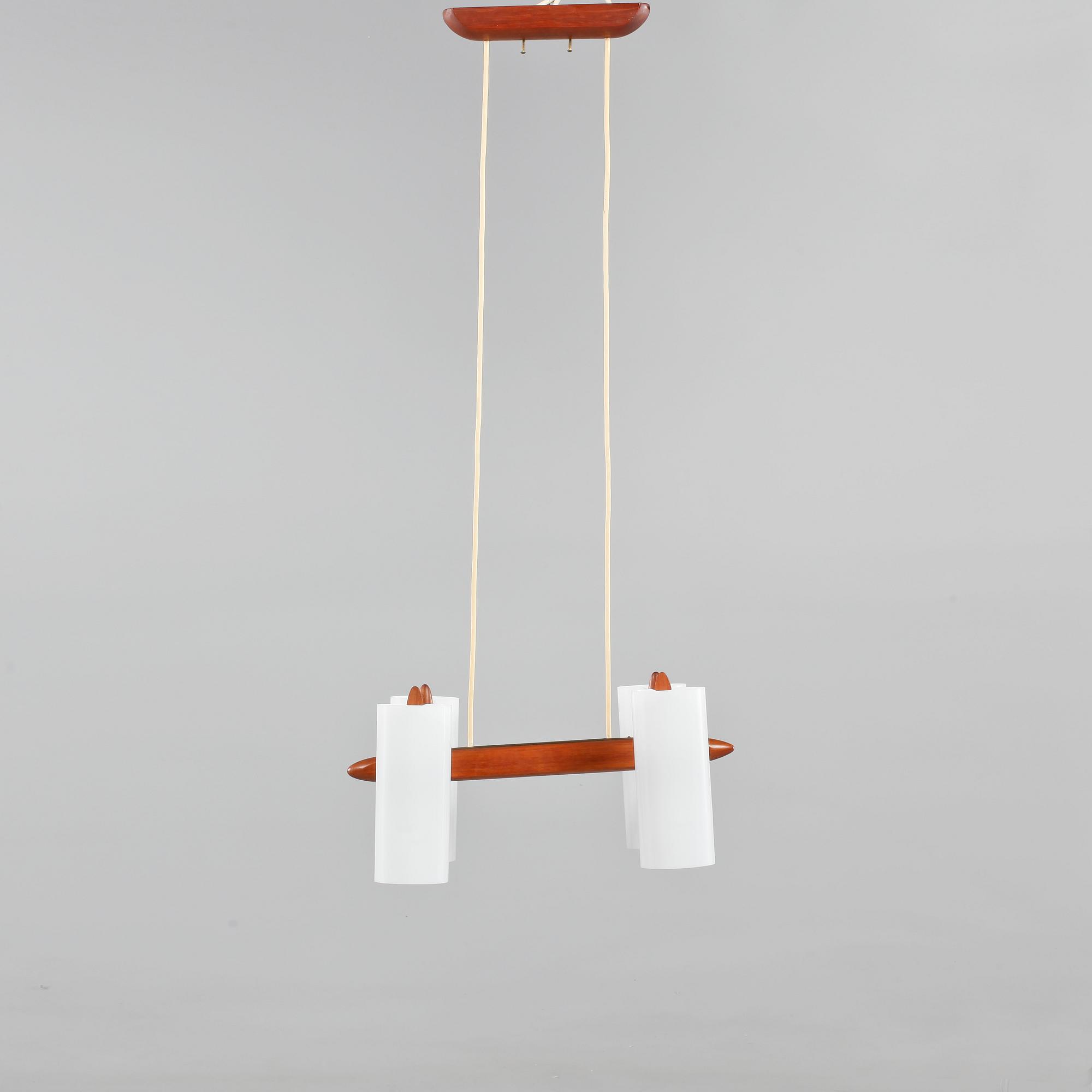 TAKLAMPA, 1950/60-tal. Total höjd ca 100 cm.