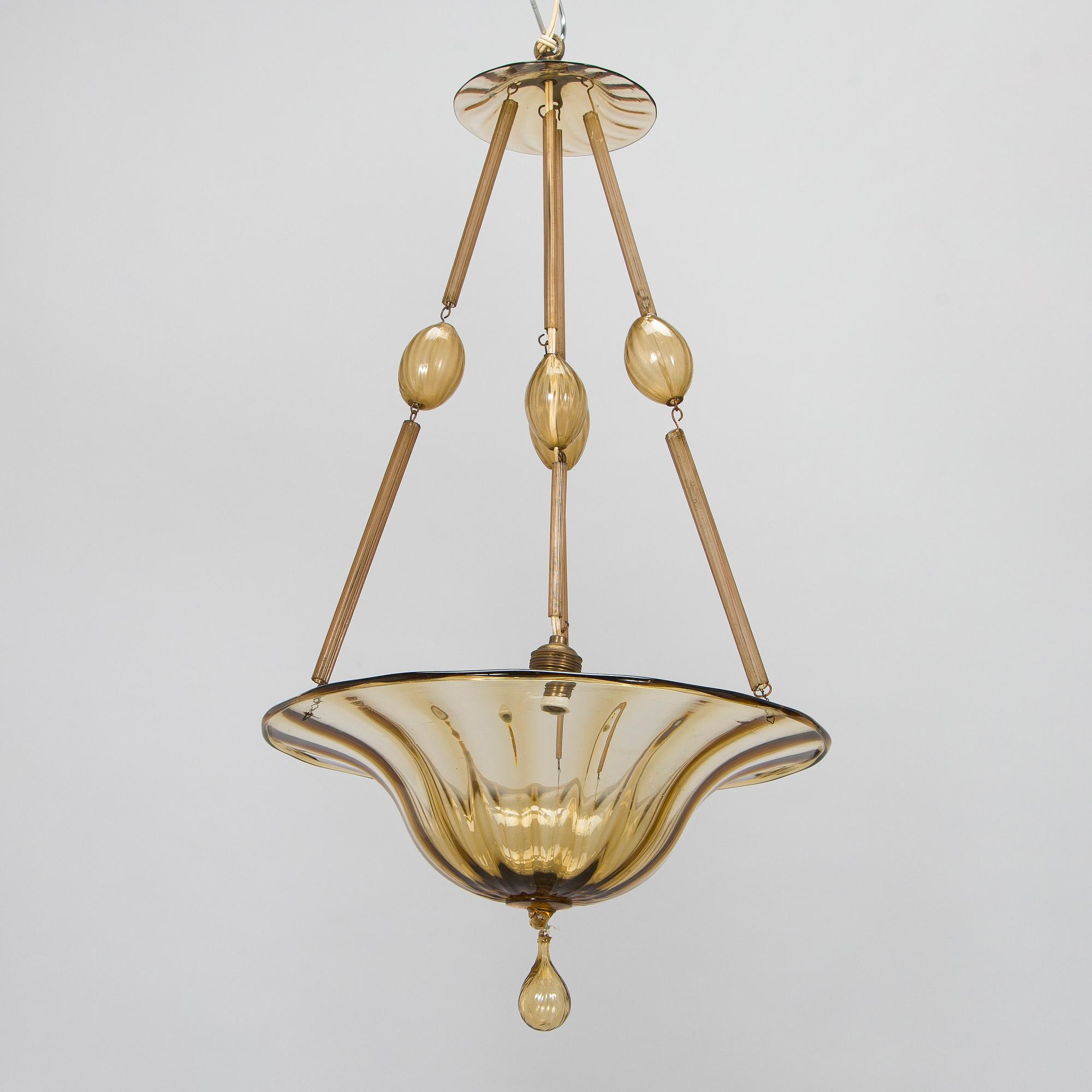 Taklampa, Art Deco, 1930-tal.