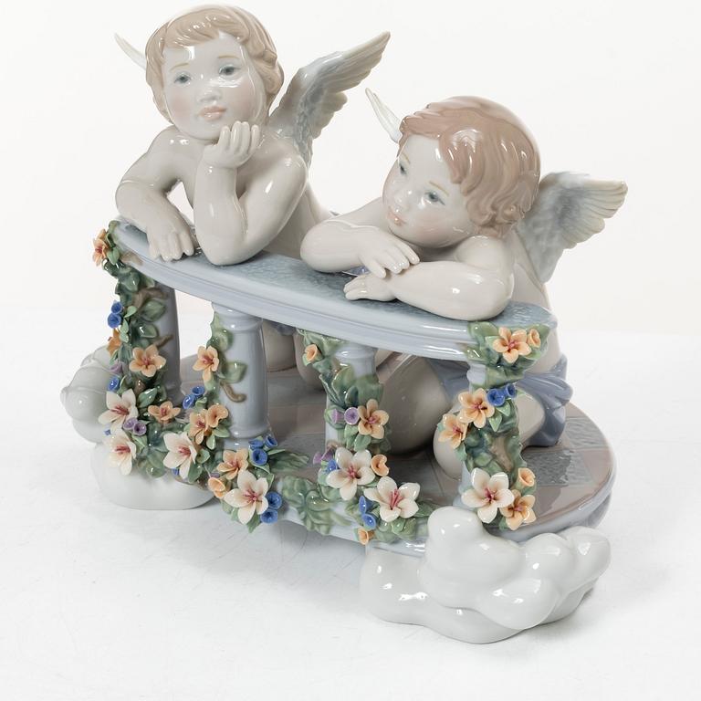 Lladró, figurine, "Celestial Balcony", Spain.