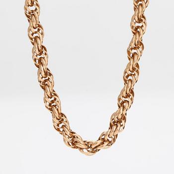 A 14K gold Cordell necklace, Kultakeskus, Hämeenlinna 1976.