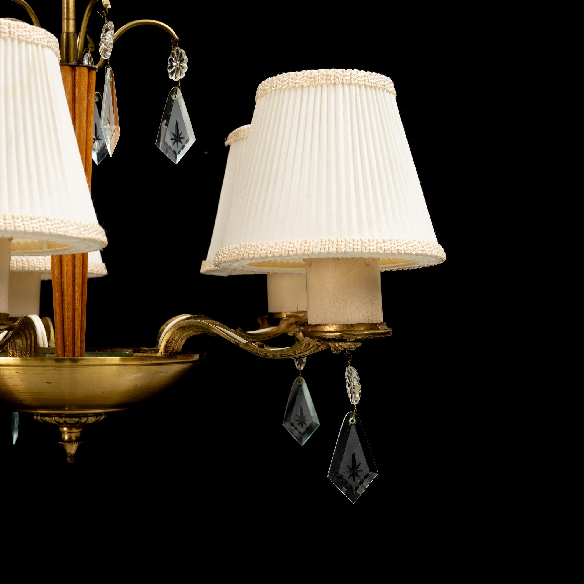 A Swedish Modern ceiling light, Edvard Hagman AB, Norrköping, mid 20th Century.