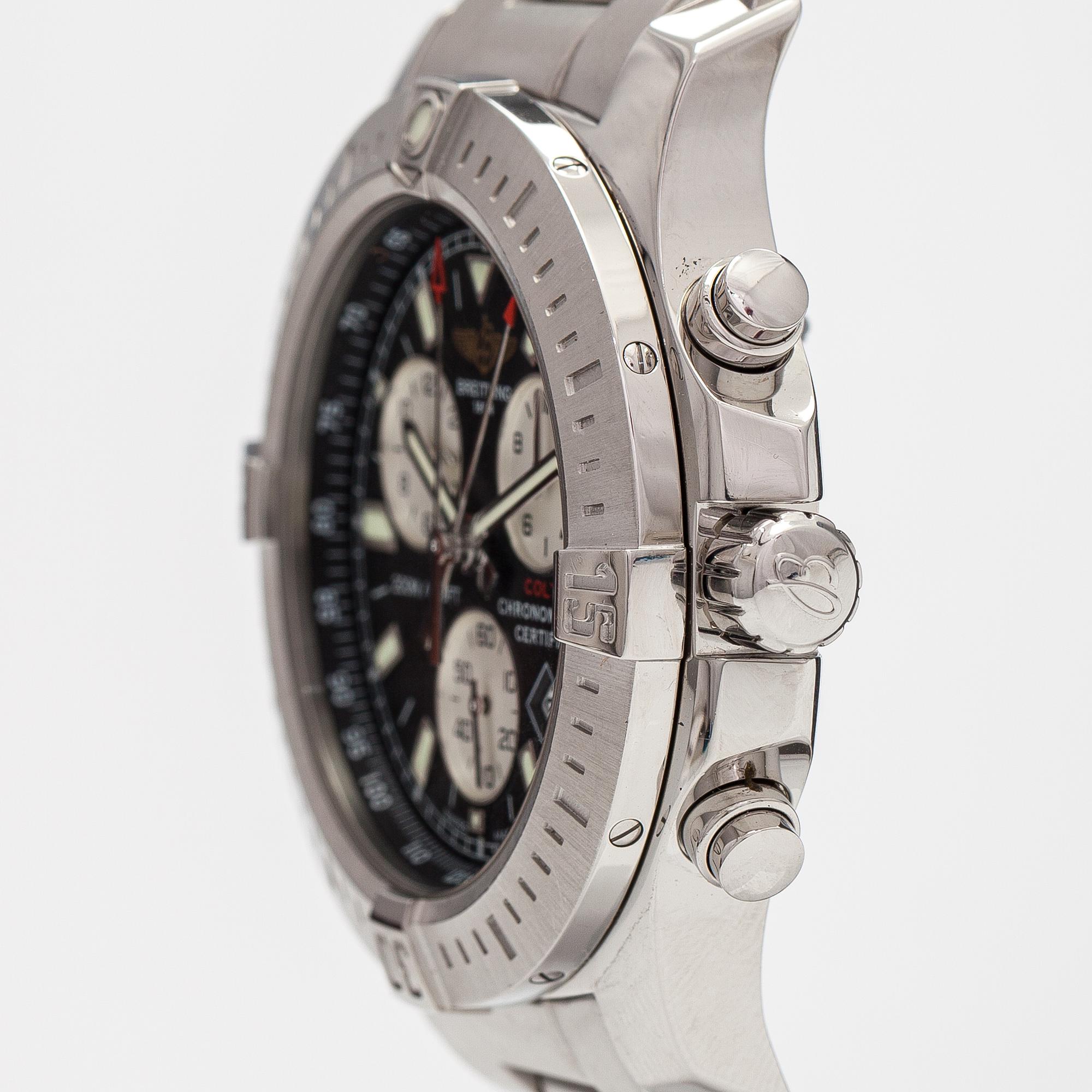 BREITLING, Colt, Chronometer, armbandsur 44 mm.