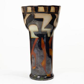 Eva Englund, a unique graal glass vase, Muraya 1990.