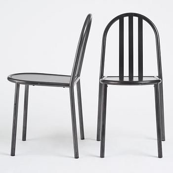 Robert Mallet-Stevens, a set of eight chairs, model '222', edition Andrée Putman, Ecart Paris, 1980s.