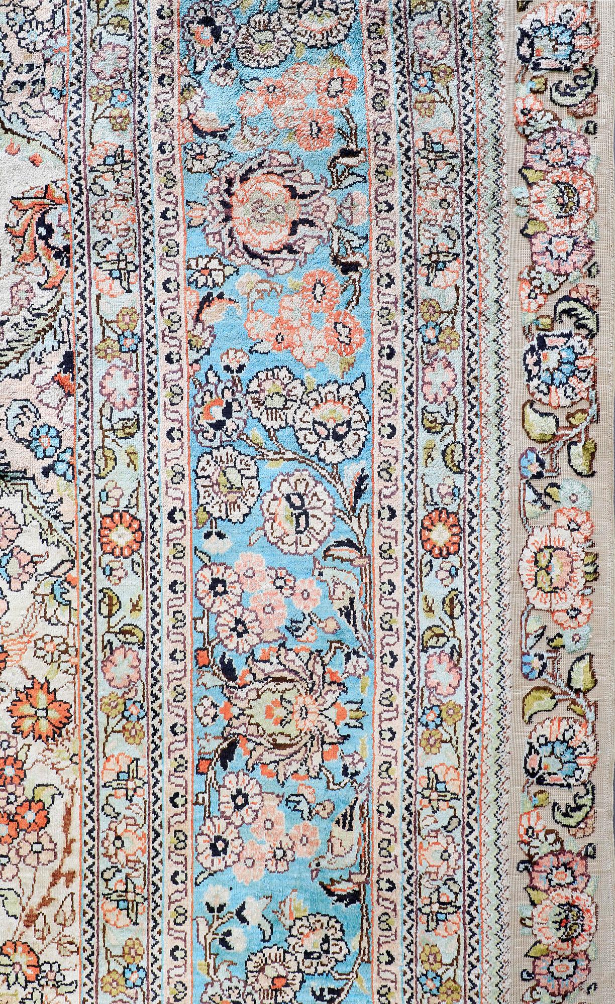 A RUG, orientalisk silke, ca 245 150 cm.