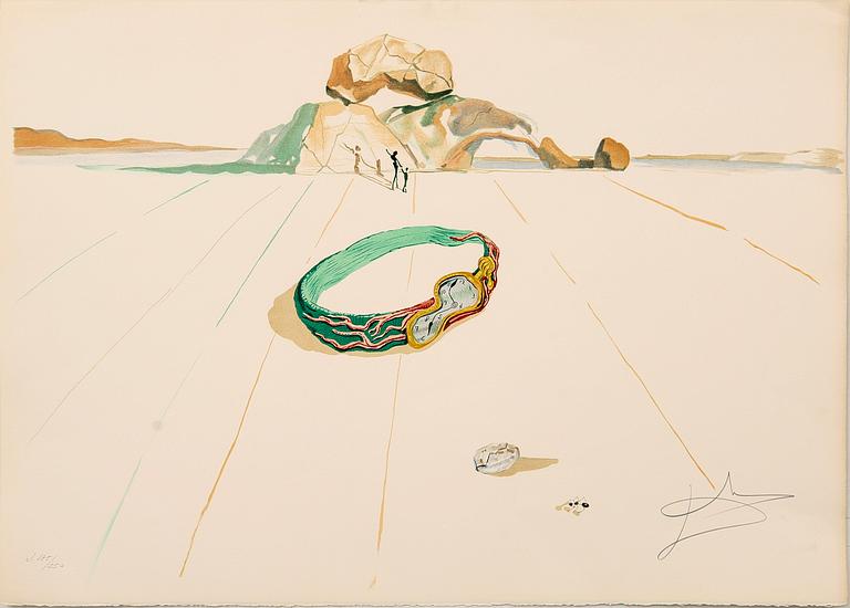 Salvador Dalí, "Essence of Time" ur mappen "Time suite".