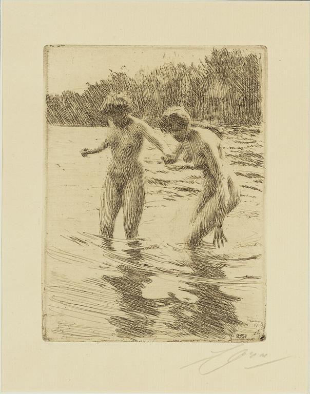Anders Zorn, "Stenig botten".