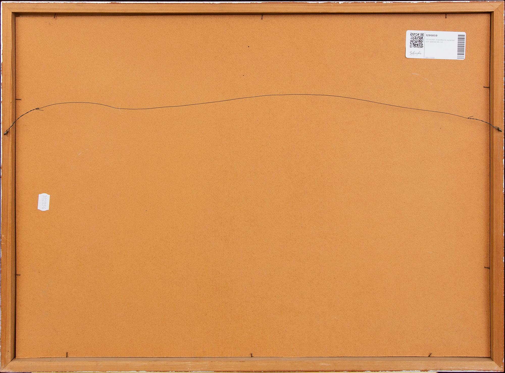 Bo Hultén, mixed media signed and dated 66.