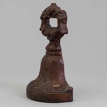 DÖRRSTOPP, gjutjärn, 1800-tal.