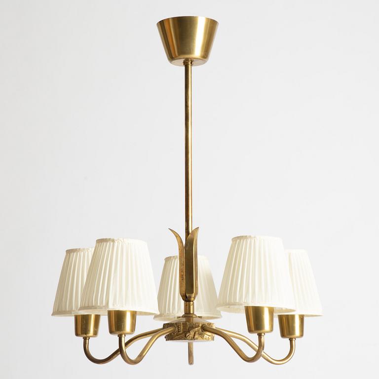 An ASEA ceiling lamp, Swedish Modern, 1940s.