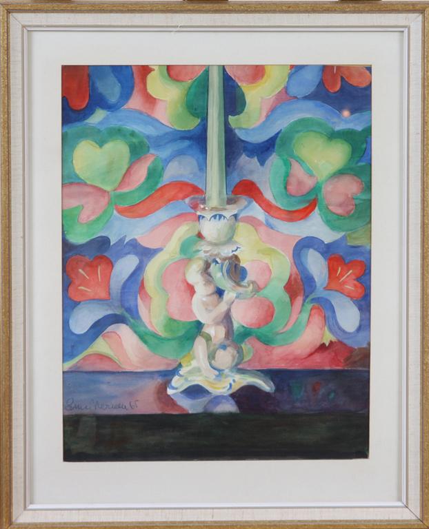 EINAR NERMAN, gouache, sign o dat 65.