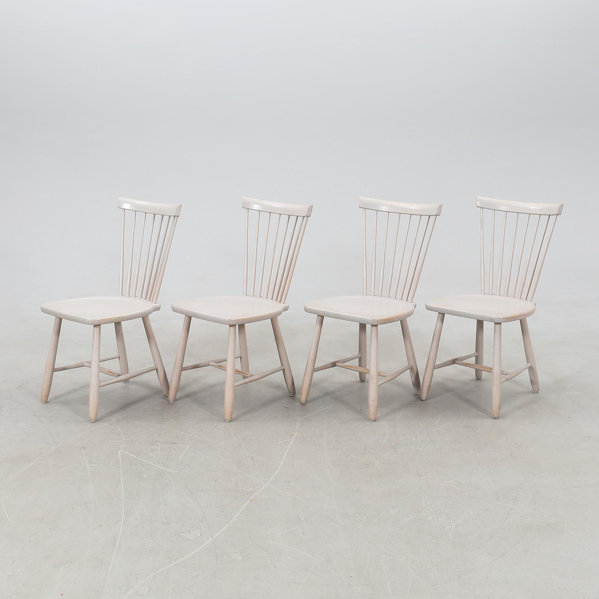 Carl Malmsten, stolar 8 st "Lilla Åland" Stolab 2006.