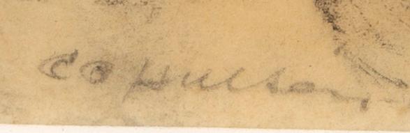 CO Hultén, CO Hultén, frottage, signed, dated -42.