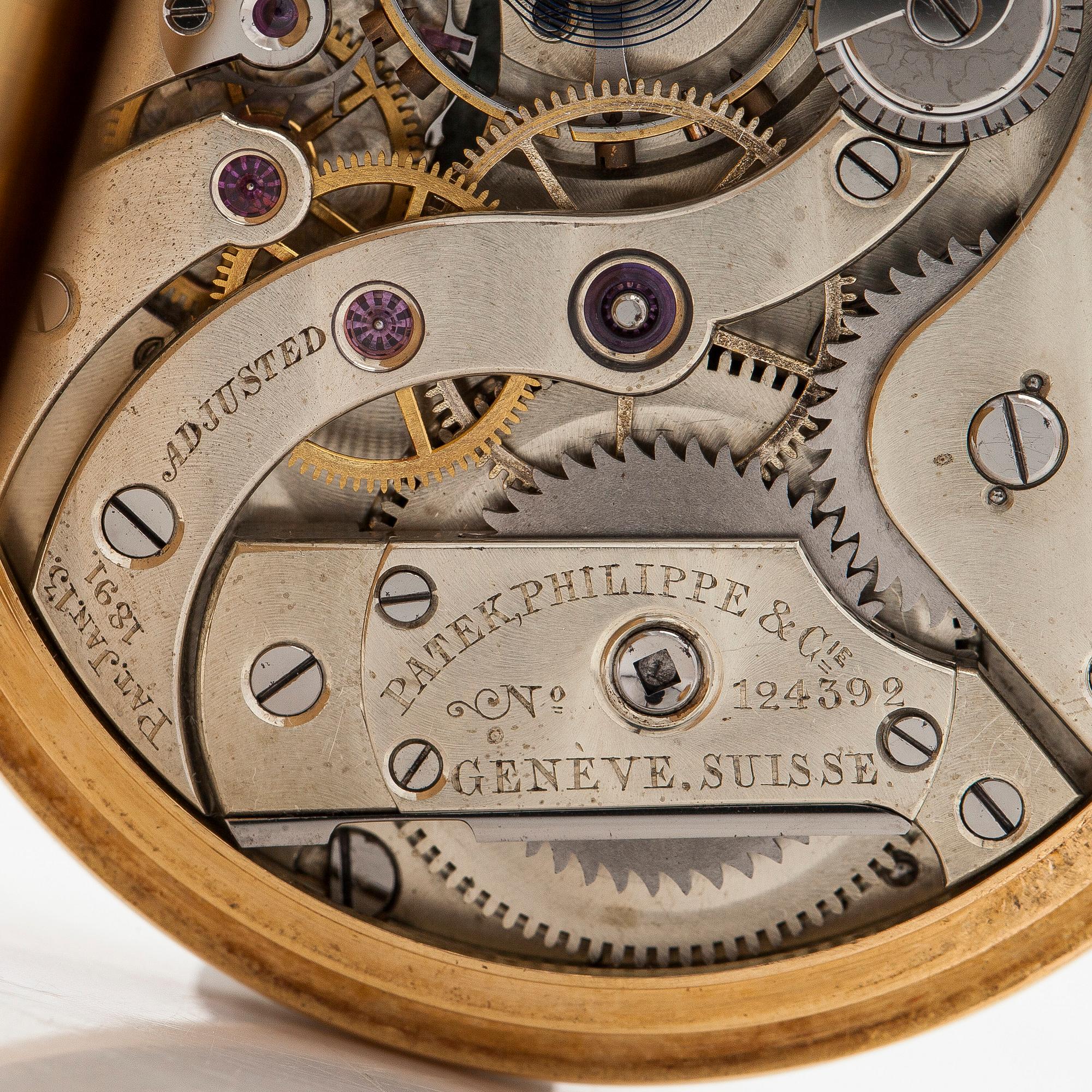 Patek Philippe & Cie, fickur, 45 mm.