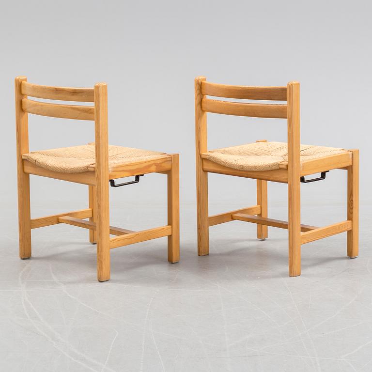 Sex pine "Asserbo" Børge Mogensen chairs from Karl Andersson & Söner.