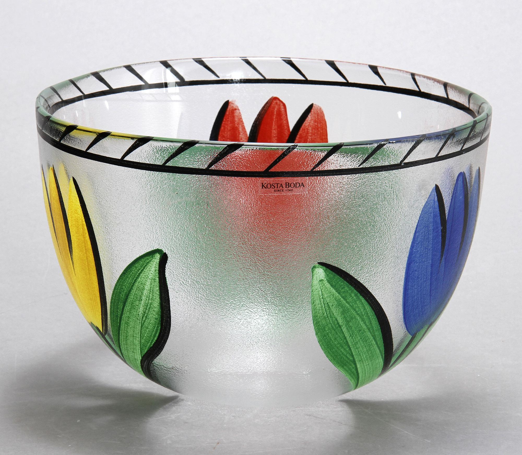 SKÅL, glas, Ulrica Hydman Vallien.