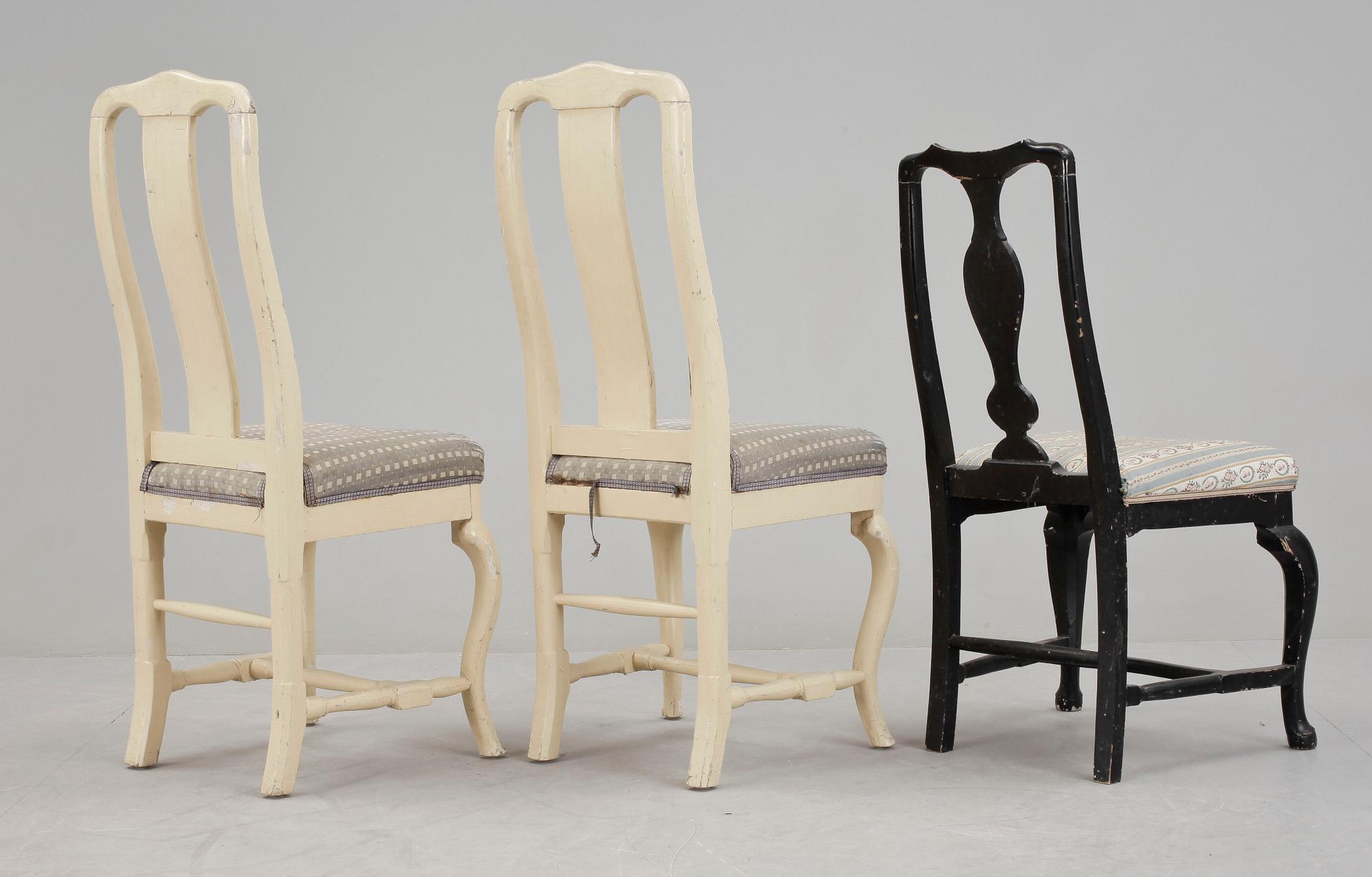 STOLAR, 2+1 st, senbarockstil, 1900-talets början.