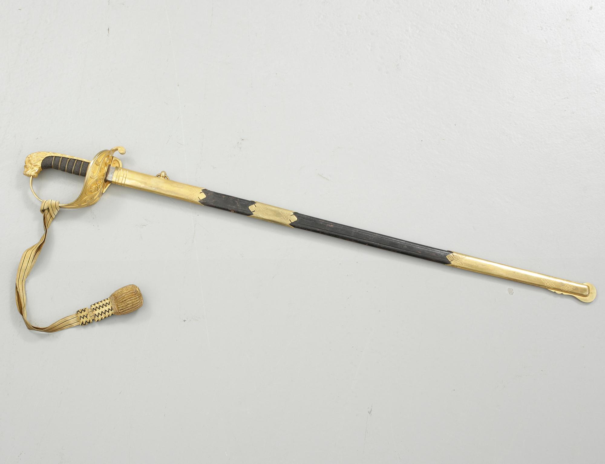 SABEL, modell 1878/1915, för officer vid flottan.