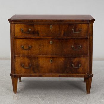 A 19th century chest of drawers.