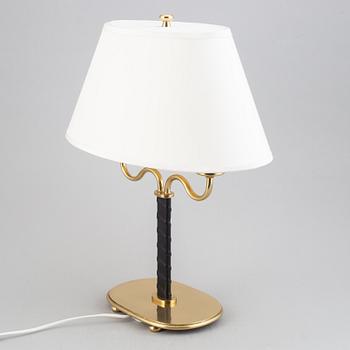 Josef Frank, a brass table lamp model 2388 for Svenskt Tenn, Stockholm, Sweden.