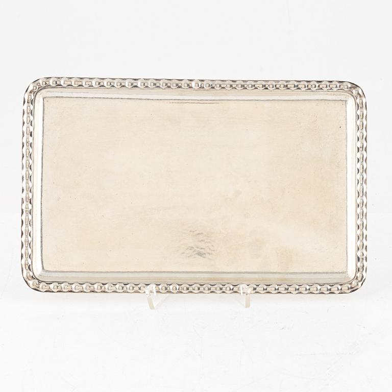 A Swedish SilverTray, mark of K Anderson, Stockholm 1917.