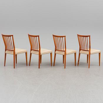 Four second half of the 20th century chairs.